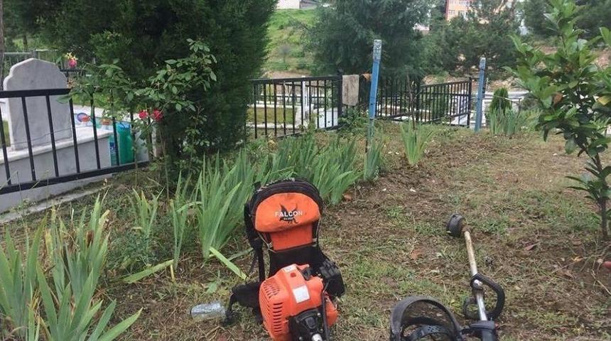 Alaplı&rsquo;da Mezarlıklar Temizlendi