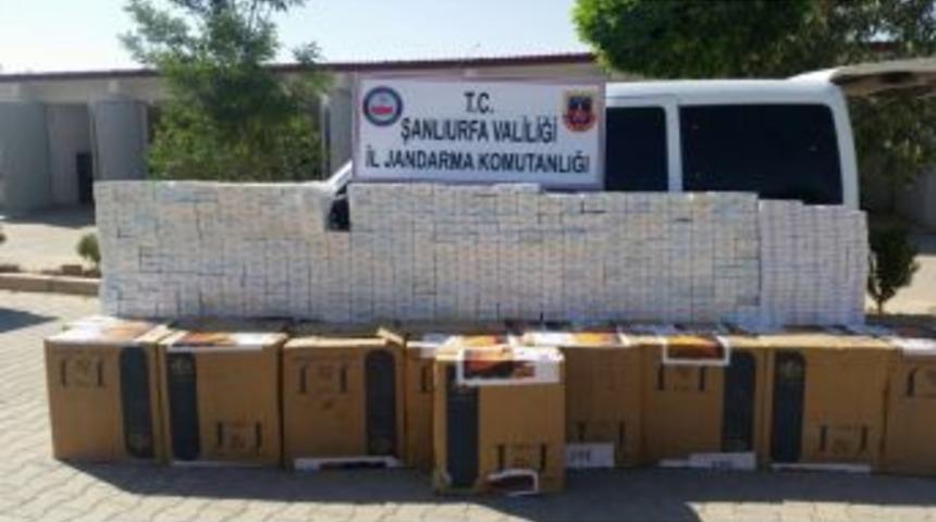 Şanlıurfa&rsquo;da 17 Bin 400 Paket Ka&ccedil;ak Sigara Ele Ge&ccedil;ilirdi