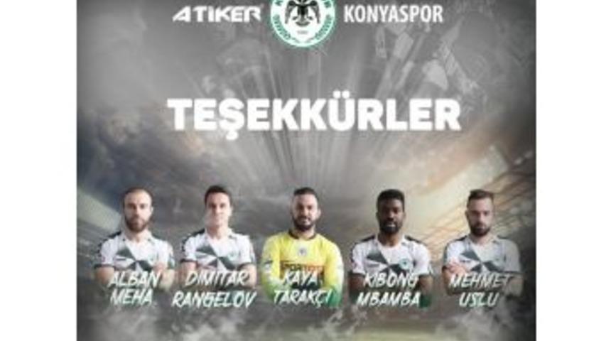 Konyaspor&rsquo;da 5 Oyuncu İle Yollar Ayrıldı