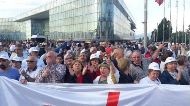 Bursa'da Chp'den  'adalet Yürüyüşü'ne Destek