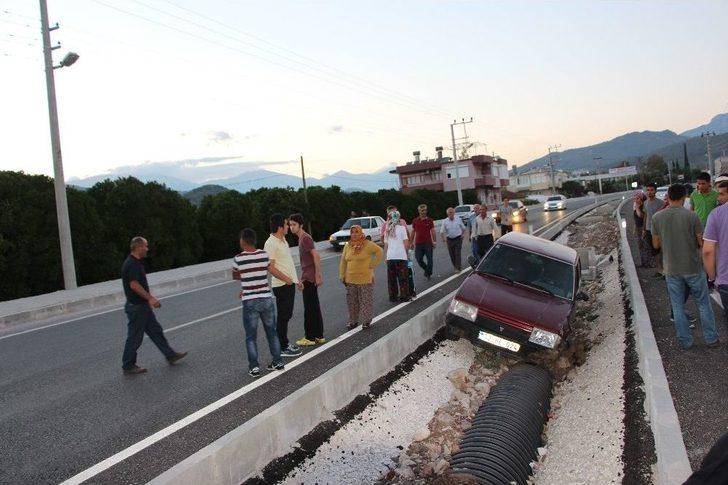 Kumluca’da Trafik Kazası: 1 Yaralı
