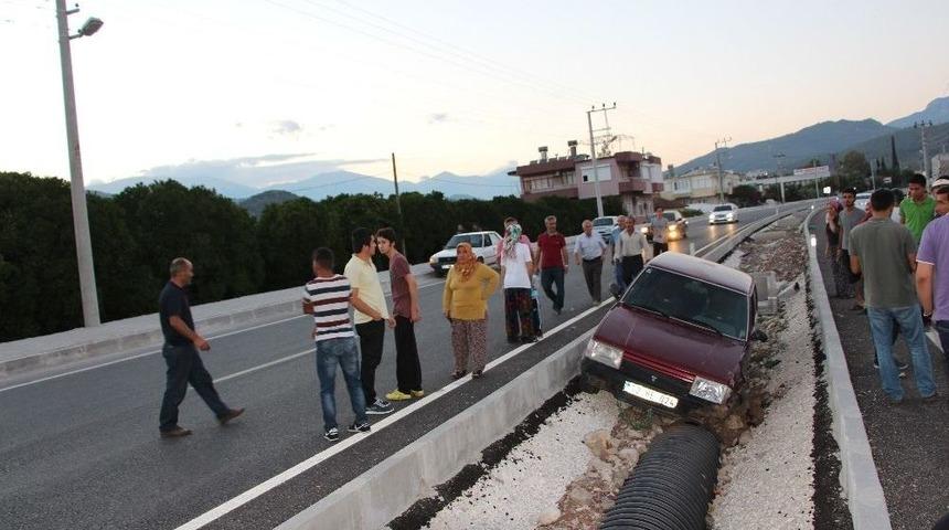 Kumluca’da Trafik Kazası: 1 Yaralı
