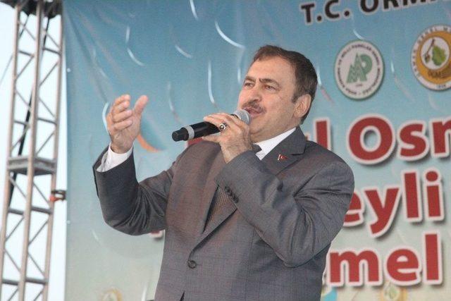 Bakan Eroğlu, Kilis’te Temel Atma Törenine Katıldı