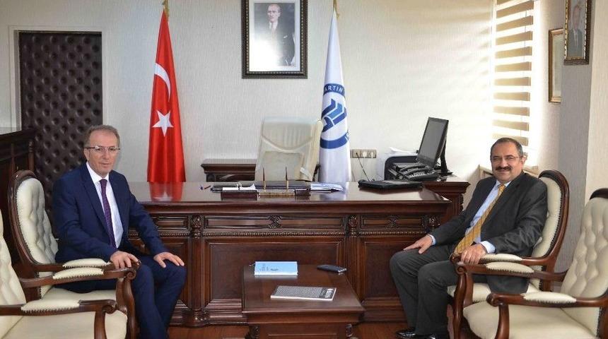 Zonguldak Valisi Kaban, Rekt&ouml;r Uzun&rsquo;u Ziyaret Etti