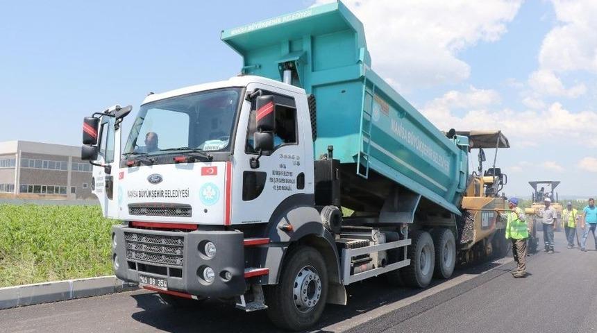 Karaağa&ccedil;lı Mahallesinde Asfalt &Ccedil;alışması