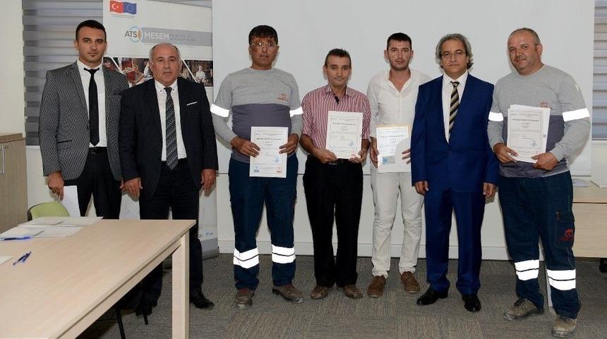 Atso&rsquo;dan Tehlikeli Mesleklere &ldquo;mesleki Yeterlilik Belgesi&rdquo;