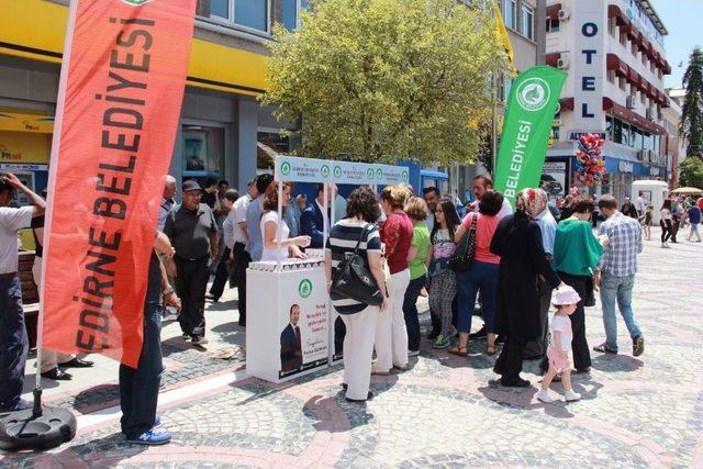 Edirne Belediyesi 20 Bin Kutu Kandil Simidi Dağıttı