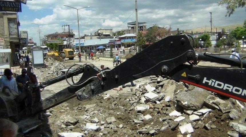 Erciş Şantiye Alanına D&ouml;nd&uuml;