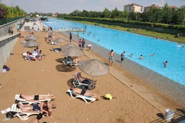 Eskişehir in Yapay Plajı Sezonu A&ccedil;ıyor 1