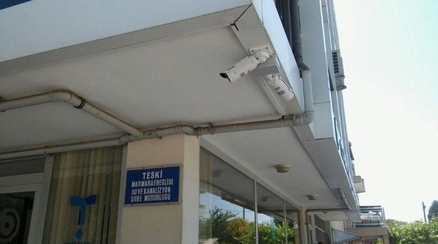 Teski Binaları 7/24 G&uuml;venlik Kameraları İle İzleniyor