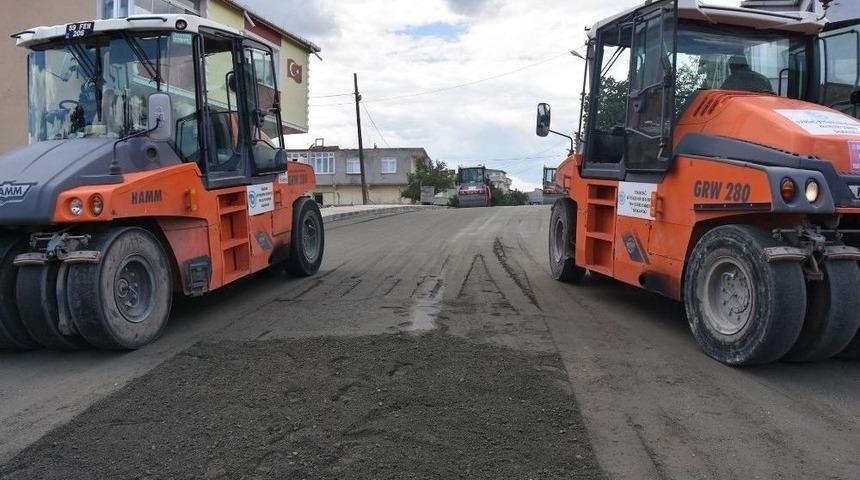 Ergene&rsquo;de Yol Yapım &Ccedil;alışmaları