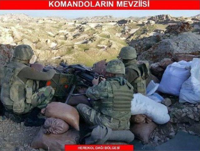 Herekol'da Pkk'nın 3 Mağarasında 18 Ton Malzeme Ele Geçirildi