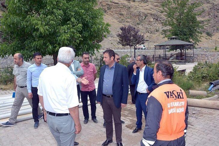 Vaski Genel Müdürü Çatak’ta İncelemelerde Bulundu G1