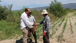 Başkan Ozan Çift Sürüp Çiftçisinin Sorunlarını Dinledi