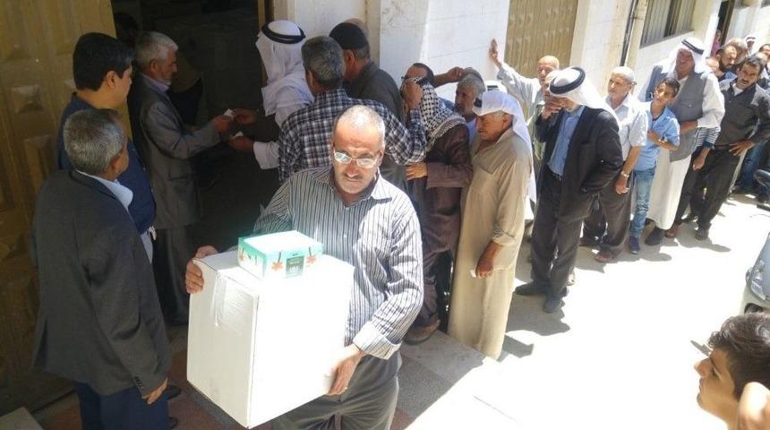 Tika&rsquo;dan Filistin&rsquo;e Gıda Yardımı