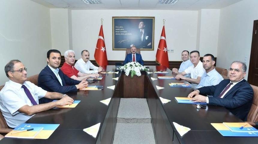 Mtso Y&ouml;netiminden Vali &Ccedil;akacak&rsquo;a Veda Ziyareti