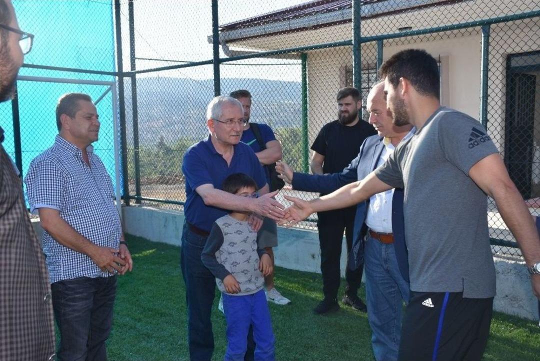 Manchester City&rsquo;li Futbolcu Ysk Başkanı İle Buluştu