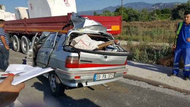 Aydın’da Trafik Kazası: 1 Ağır Yaralı