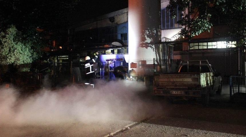 Azot Tankı Sızıntısı İtfaiyeyi Harekete Ge&ccedil;irdi