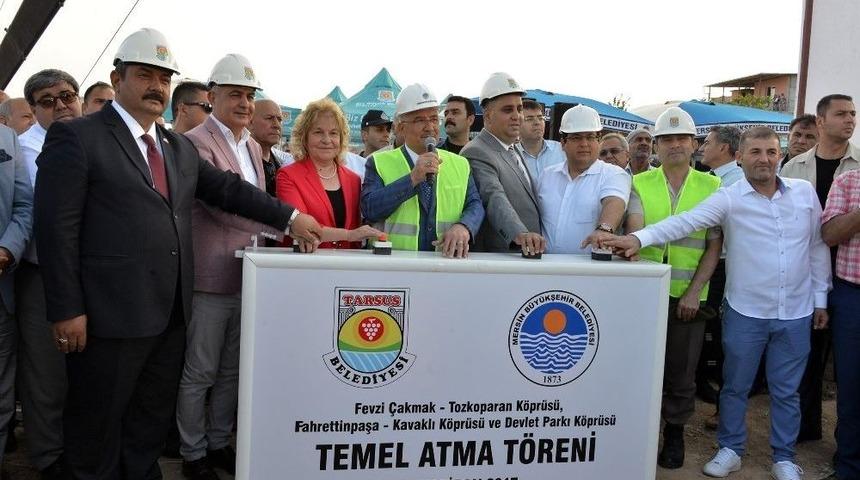 Tarsus&rsquo;ta 3 K&ouml;pr&uuml;n&uuml;n Temeli Atıldı