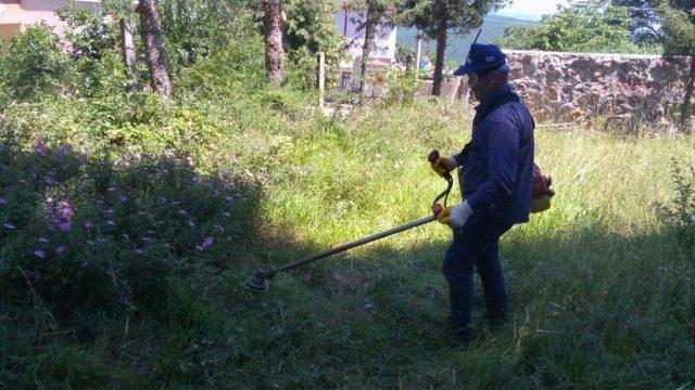 Mezarlıklarda Çevre Düzenlemeleri Yapılıyor