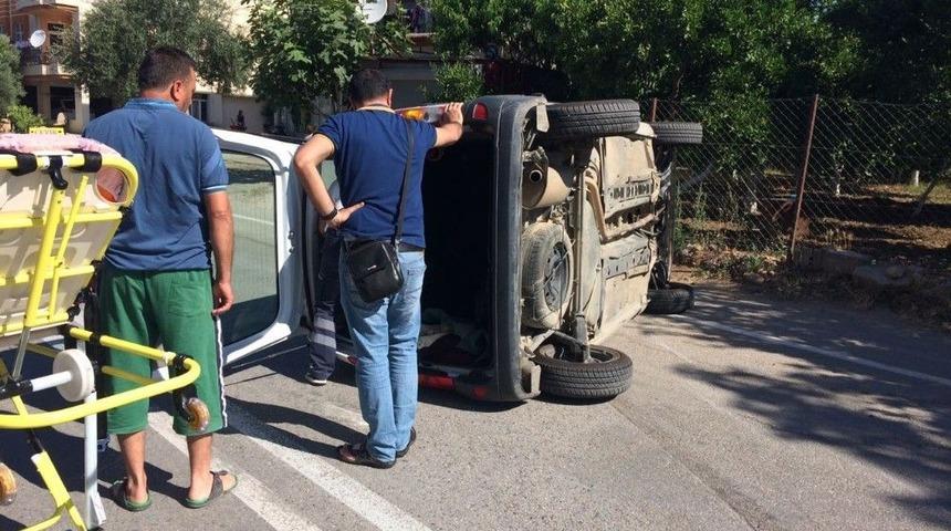 Manavgat&rsquo;ta Trafik Kazası: 1 Yaralı