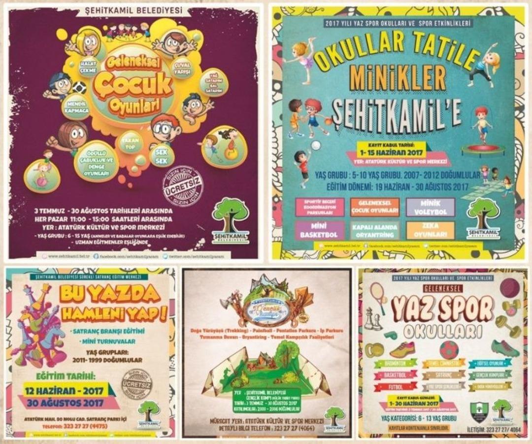 Yaz Spor Okulları B&uuml;y&uuml;k İlgi G&ouml;r&uuml;yor