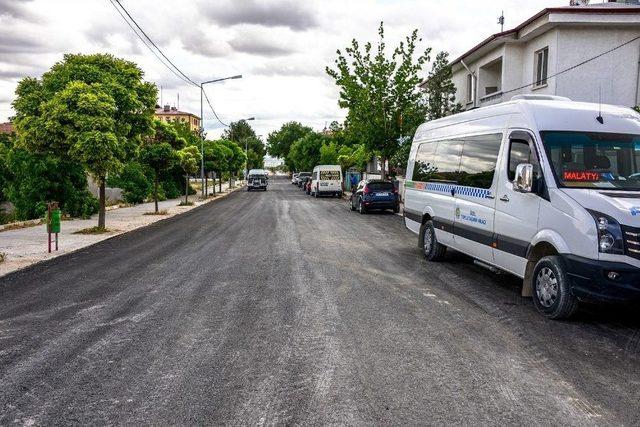 Ak&ccedil;adağ&rsquo;da Asfaltlama &Ccedil;alışmaları 2