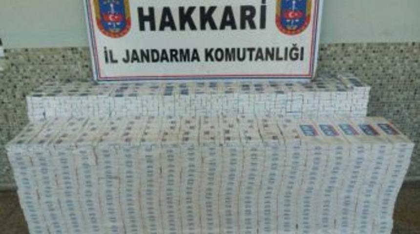 Yüksekova’da 8 Bin Paket Sigara Ele Geçirildi
