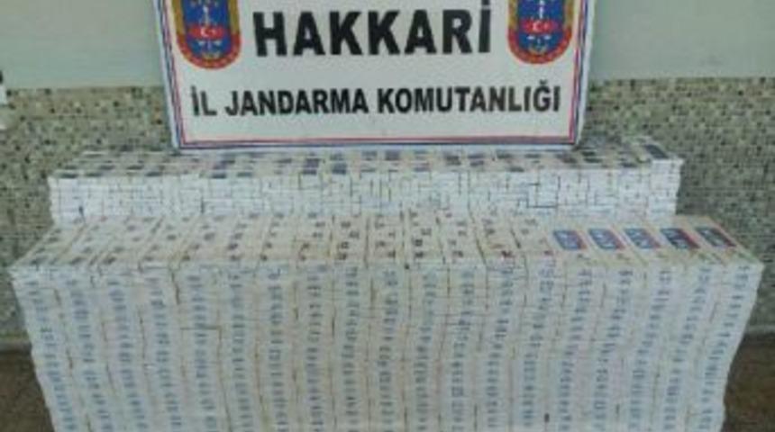 Hakkari'de Ka&ccedil;ak Sigara Operasyonu