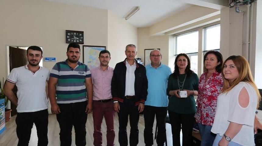 Başkan Dişli&rsquo;den Personele Kandil Simidi