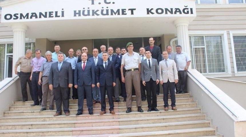 Vali Elban&rsquo;dan Osmaneli&rsquo;ne Veda Ziyareti