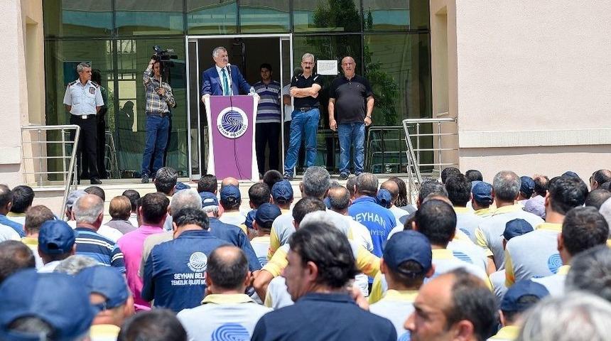 Seyhan&rsquo;da Taşeron İş&ccedil;iye Bayram İkramiyesi