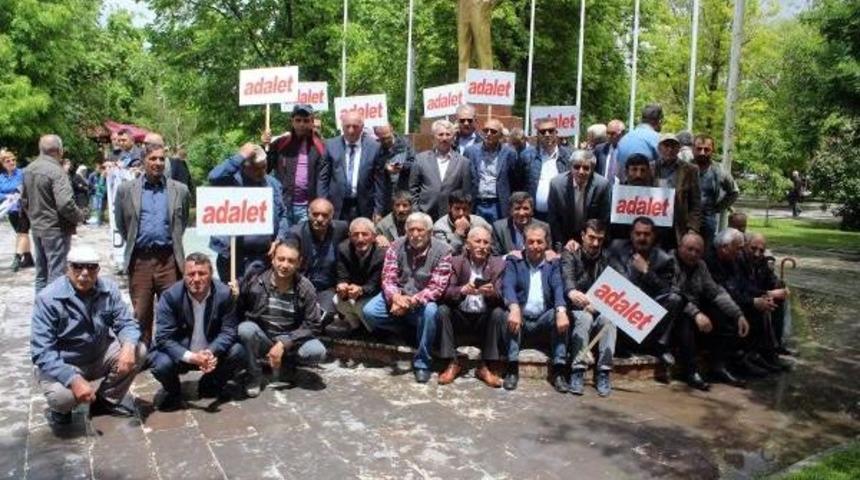 Ardahan'da Chp&rsquo;Lilerden 'adalet Y&uuml;r&uuml;y&uuml;ş&uuml;'ne Destek Eylemi