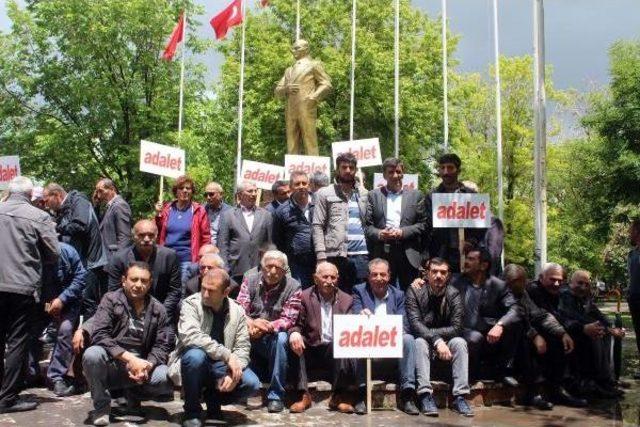 Ardahan'da Chp’Lilerden 'adalet Yürüyüşü'ne Destek Eylemi