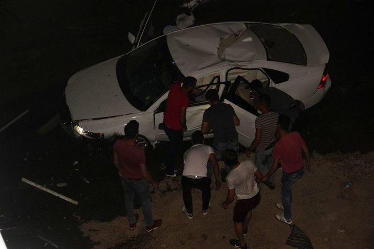 Köpeğe Çarpmamak İçin Dereye Uçtular G5