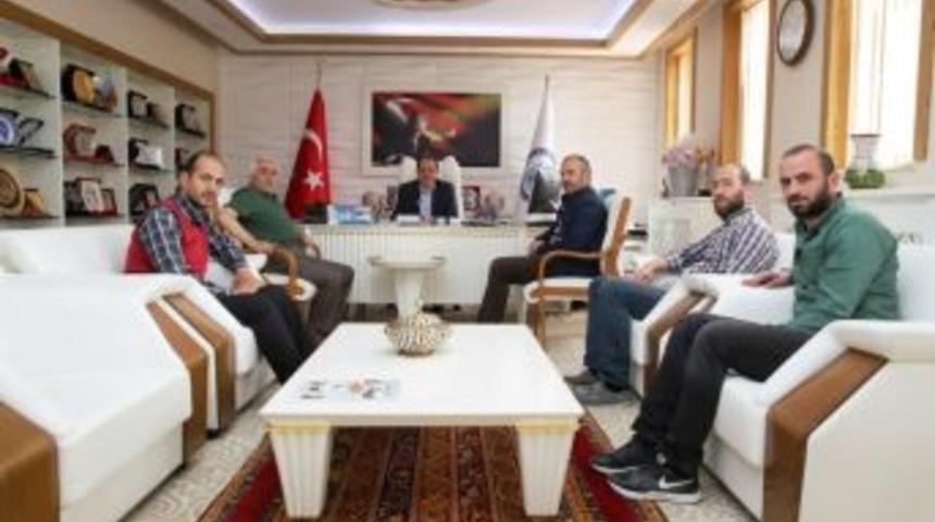 Gazeteciler Cemiyetinden Rekt&ouml;r Coşkun&rsquo;a Ziyaret