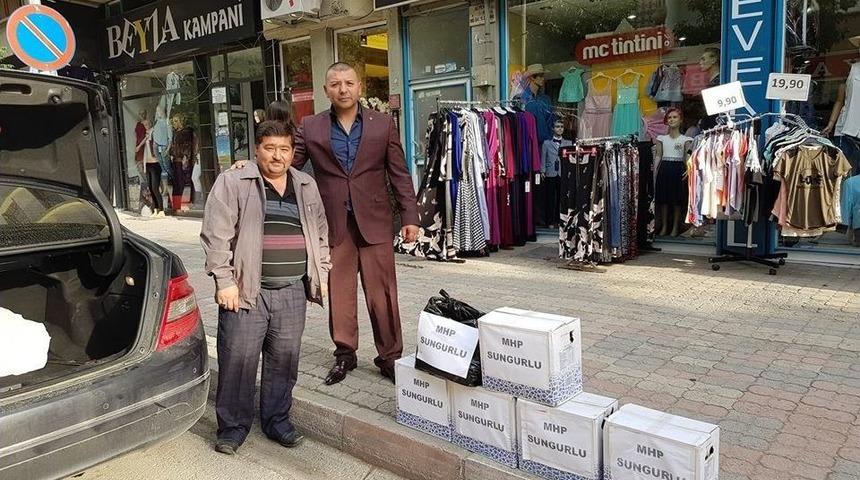 Mhp İlçe Teşkilatından 150 Aileye Gıda Yardımı