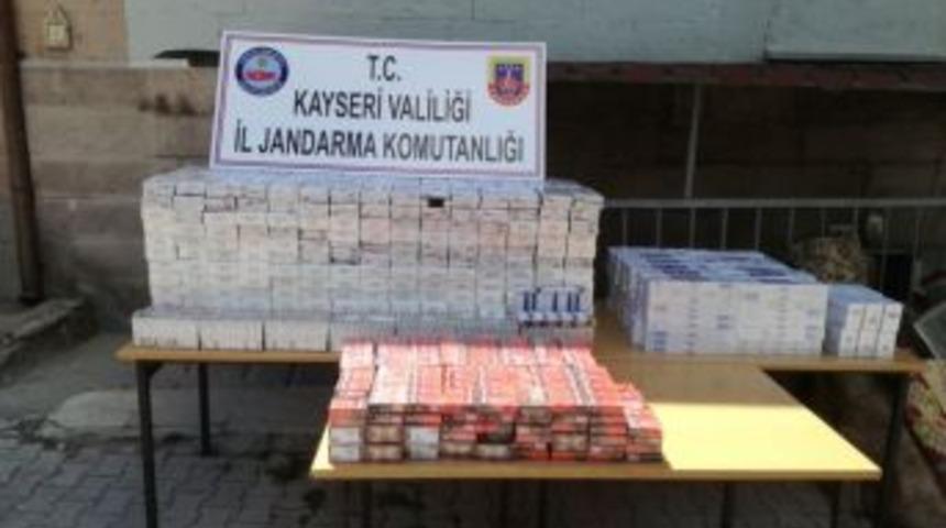 Jandarmadan Ka&ccedil;ak Sigara Operasyonu