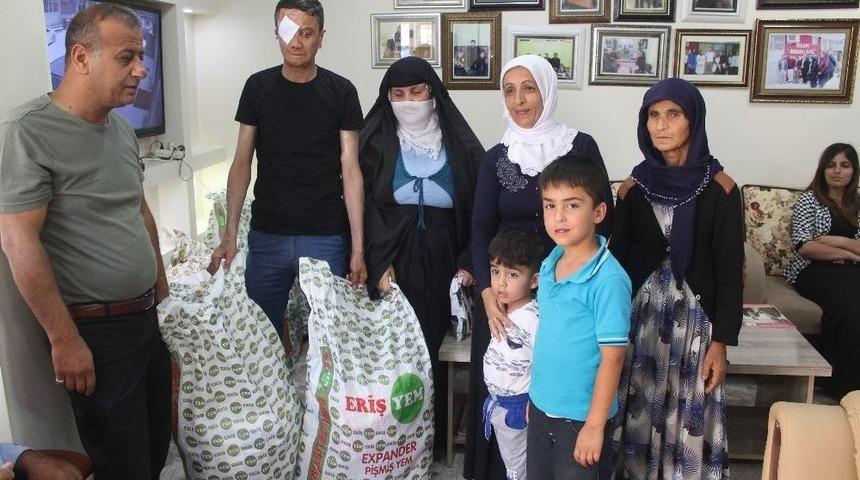 Silopi Kaymakamlığından Engellilere Gıda Yardımı