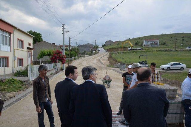 Başkan Bakıcı Çalışmaları Yakından Takip Ederek İncelemelerde Bulundu