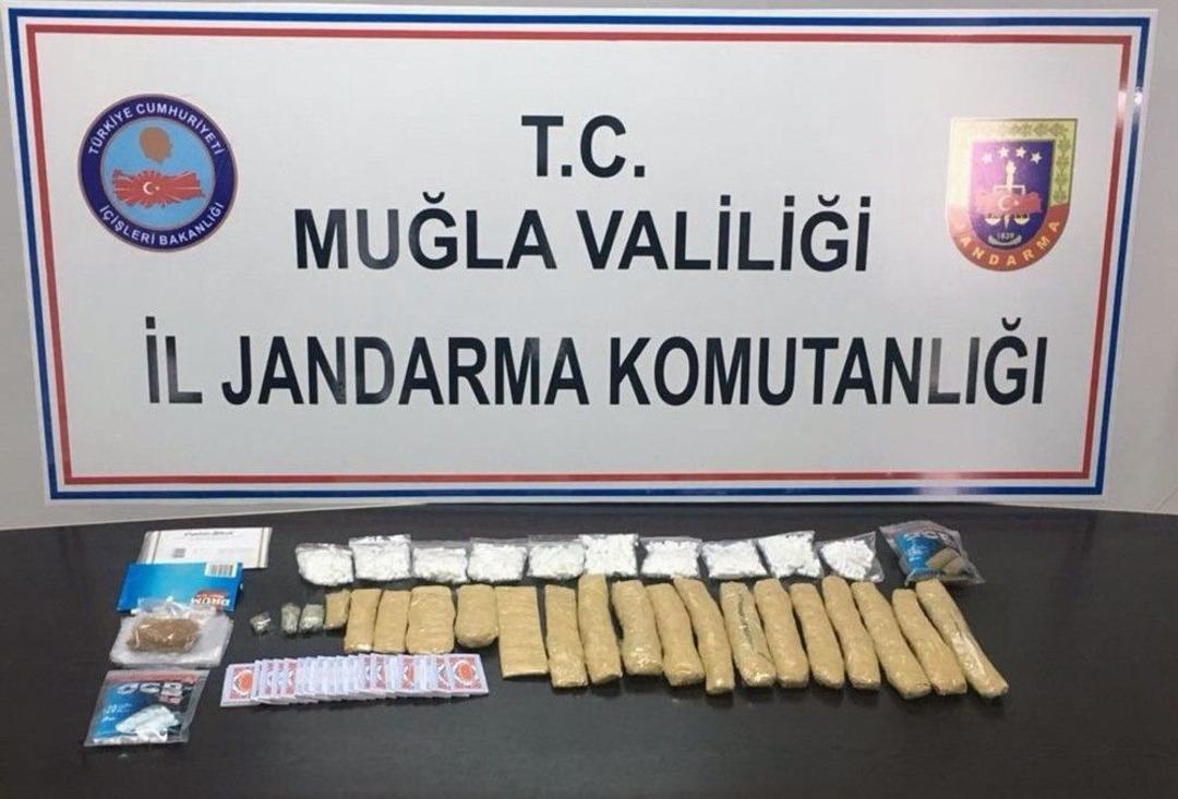 Muğla Jandarması Bir Yılda 102 Kilo Uyuşturucu Yakaladı