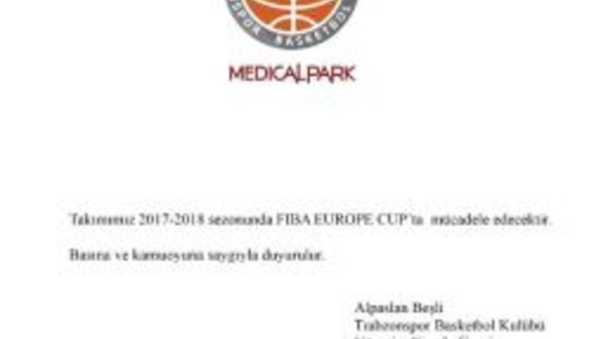 Trabzonspor Medical Park, Fıba Europe Cup&rsquo;Ta M&uuml;cadele Edecek