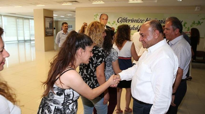 &Ccedil;iğli, Bayraklı Ve Urla Belediye Başkanı Personelleriyle Bayramlaştı