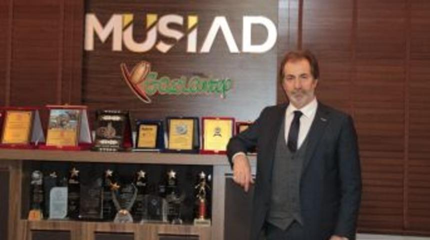 M&uuml;siad Gaziantep Şube Başkanı Mehmet &Ccedil;elenk&rsquo;in Bayram Kutlaması