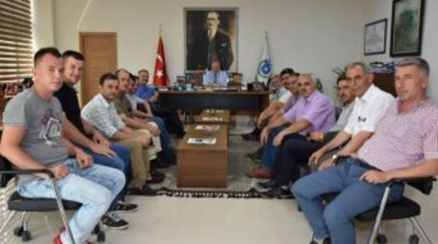 Disk/genel-iş Sendikası Trakya Şube Başkanı Şen Albayrak&rsquo;ı Ziyaret Etti