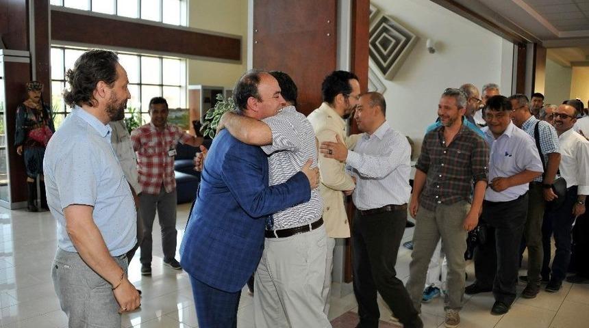 Ad&uuml; Geleneksel Bayramlaşma T&ouml;reni Yapıldı