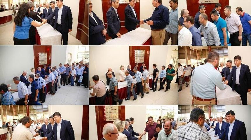 Fadıloğlu, Personellerle Bayramlaştı