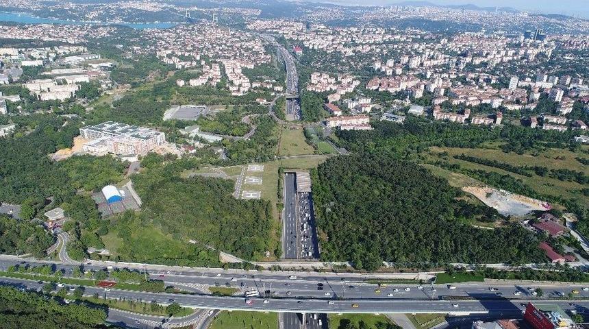 Fsm K&ouml;pr&uuml;s&uuml; İstikameti Bayram Trafiği Havadan G&ouml;r&uuml;nt&uuml;lendi