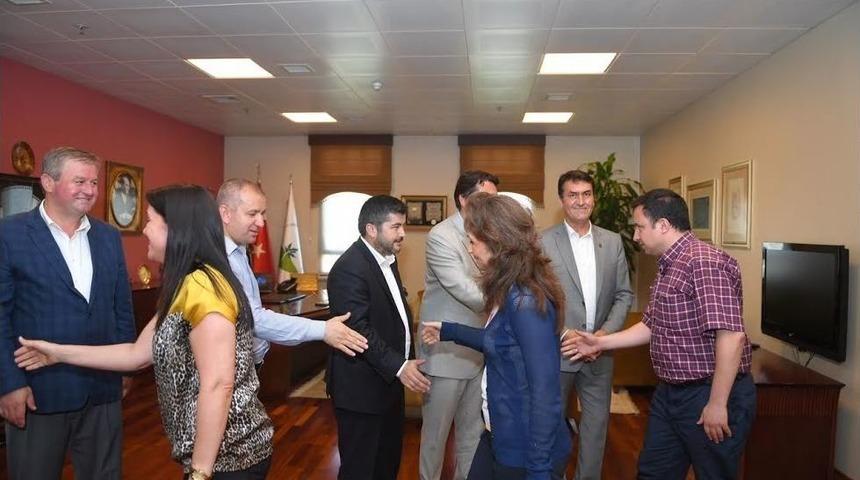 D&uuml;ndar Personel İle Bayramlaştı